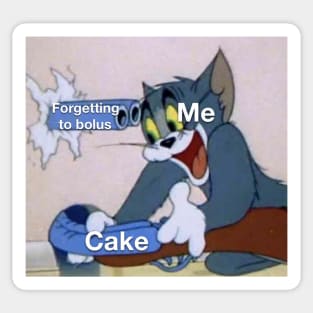 Forgetting To Bolus Meme Sticker